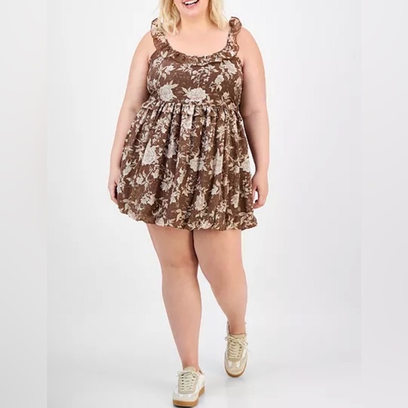 Dresses & Skirts - Brown Floral Dress